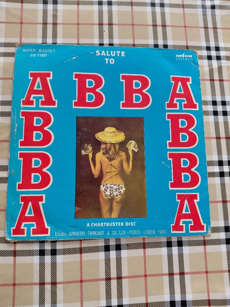 Disco Vinil LP Salut to ABBA