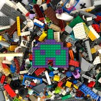 Лего на Вагу LEGO Оригінал 1 кг Пластини Стрижні Конструктор