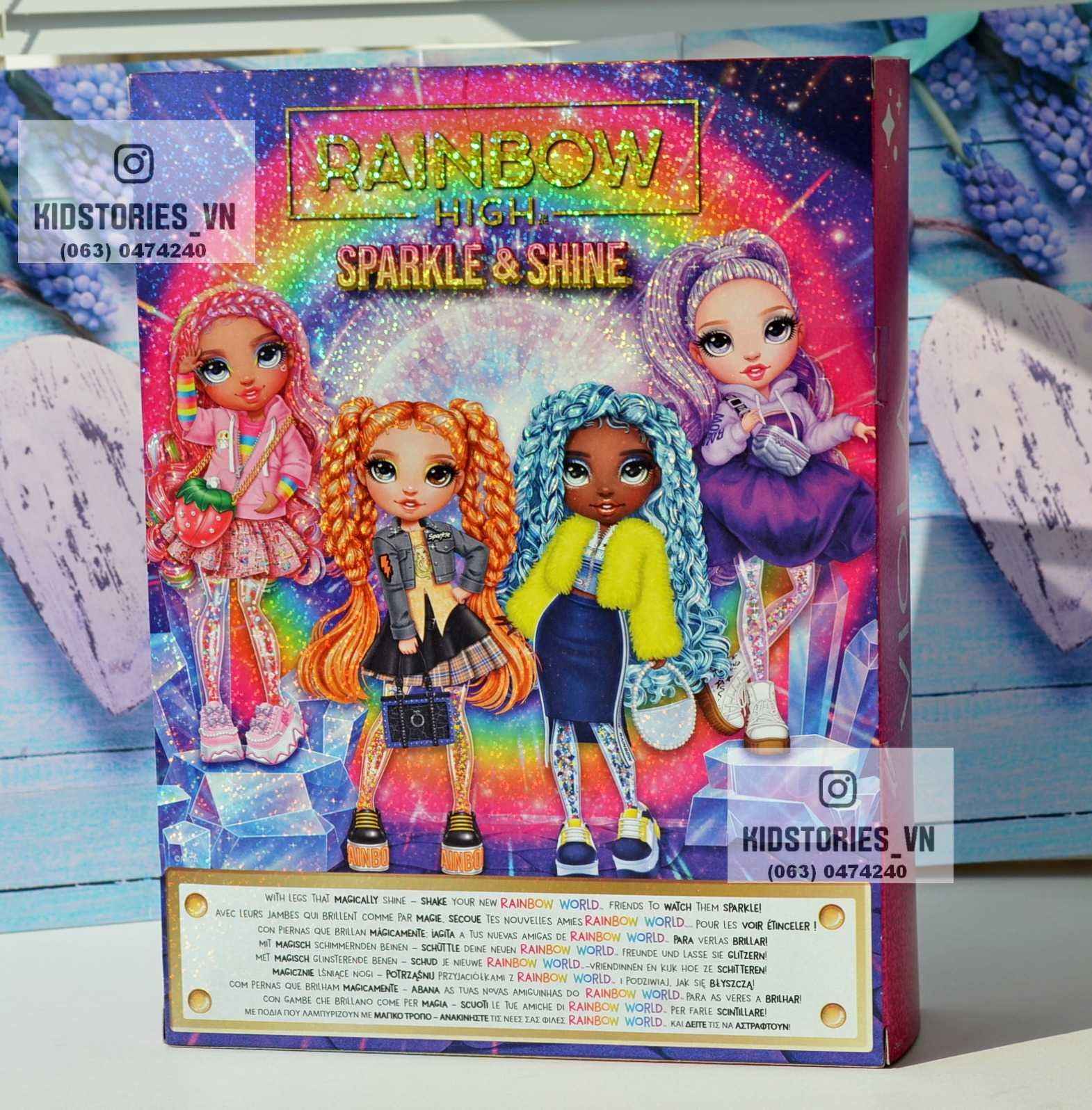 Rainbow High Sparkle & Shine Viola лялька рейнбоу хай блиск і сяйво