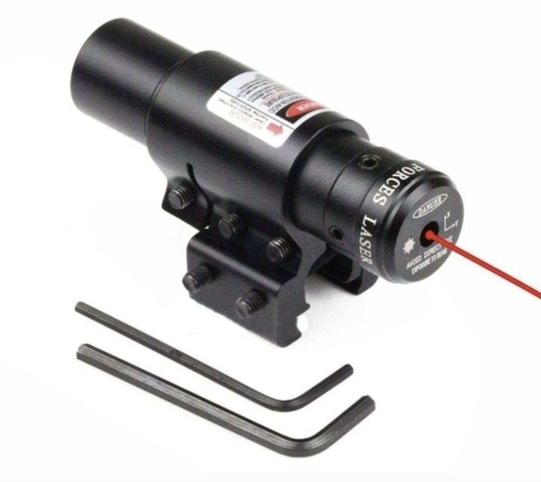 Wskaźnik czerwony celownik laserowy do wiatrówki szyna 11mm 22mm