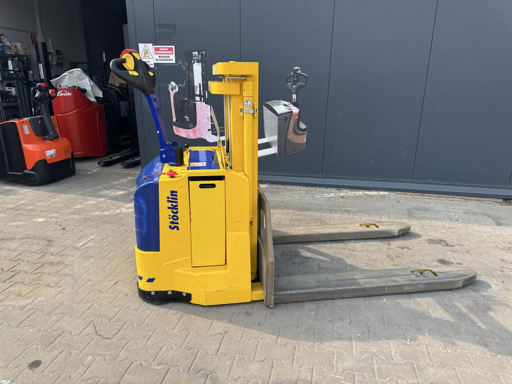 Paleciak elektryczny 1700 kg widły 150 cm Jak Nowy 2014 Stocklin