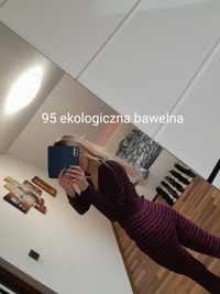 Legginsy getry sportowe paski xs s ekologiczne oddychające xs s