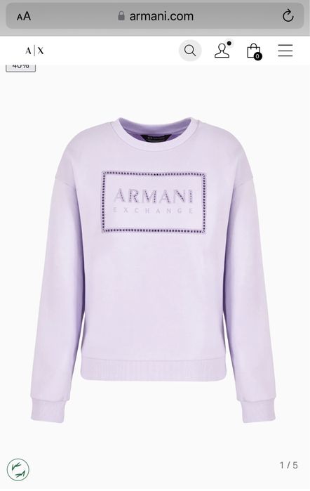 ARMANI ) Ніжна та нарядна товстовка , оригінал , ARMANI