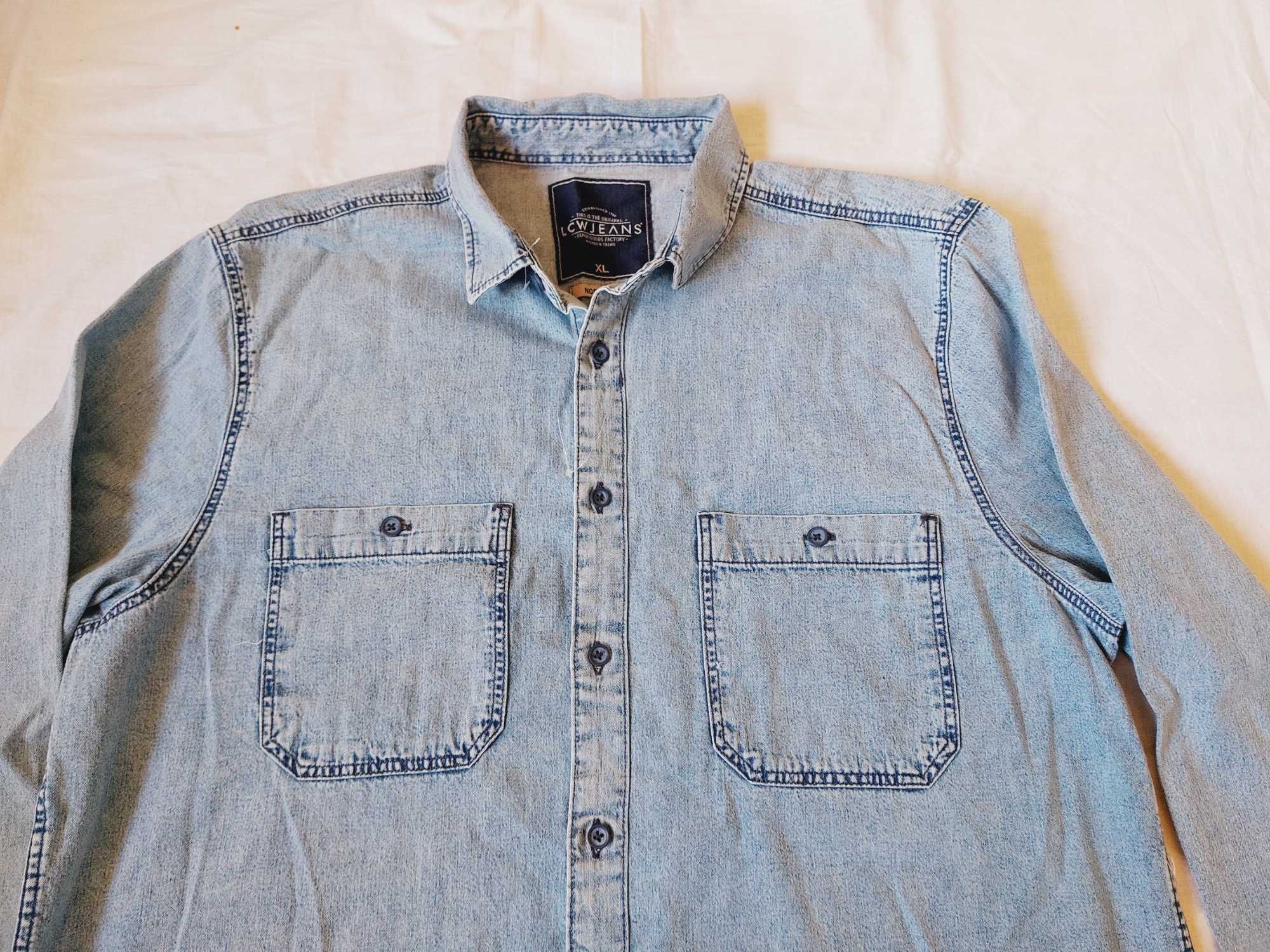 Рубашка новая джинсовая LC Waikiki, р. XL