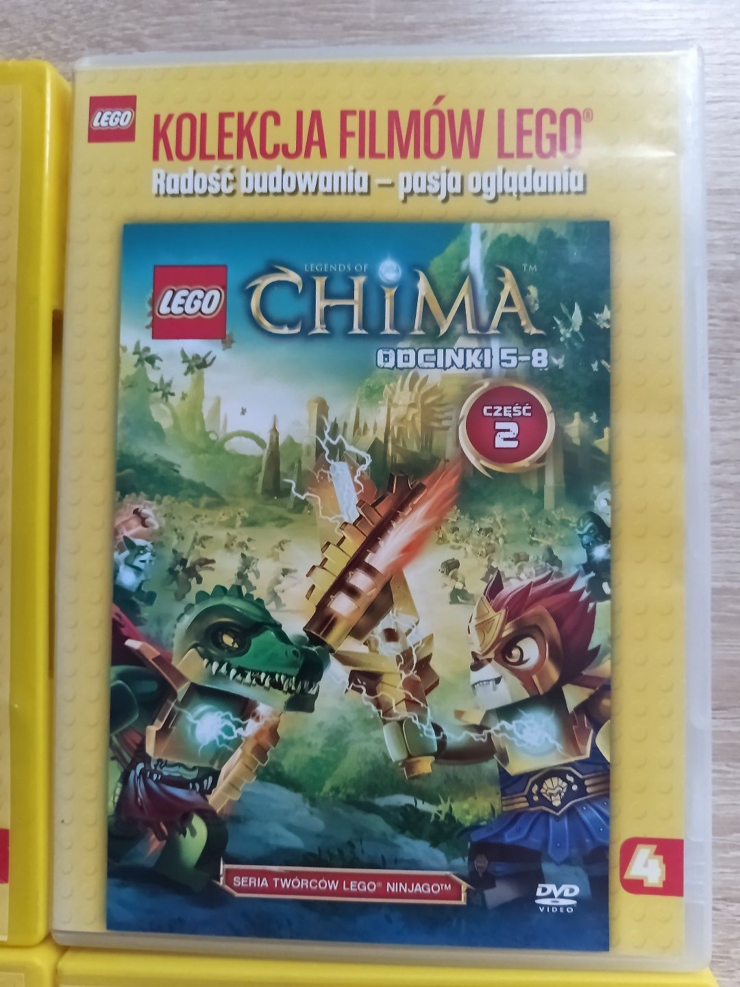 Kolekcja filmów LEGO Chima od 3 do 6. Polecam dvd.