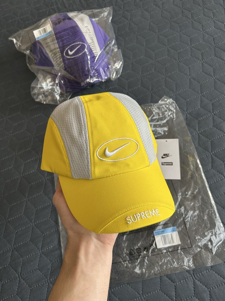 Supreme X Nike Fw 25 Running Cap «Yellow»