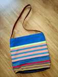 Biloko Bag Africa - nowa torba shopper na ramię z afrykańskich tkanin