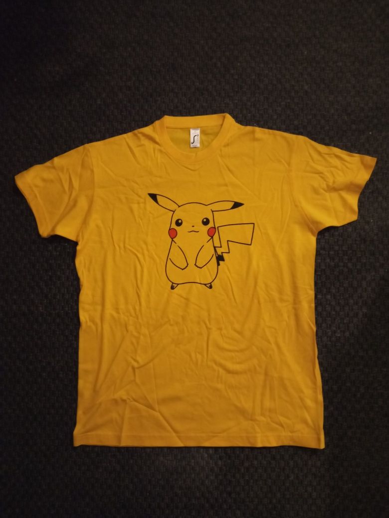 Tshirt Pikachu Pokemon pintada à mão