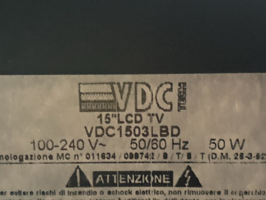 Monitor VDC 15”