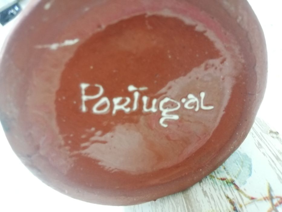 Porta velas barro