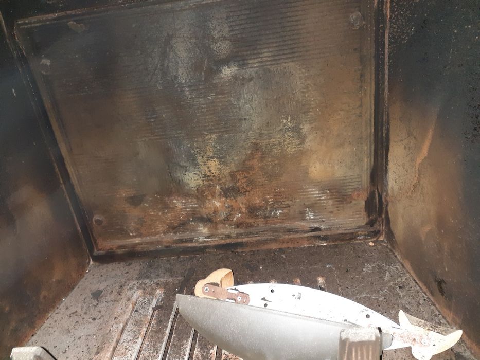 Recuperador de calor a lenha.