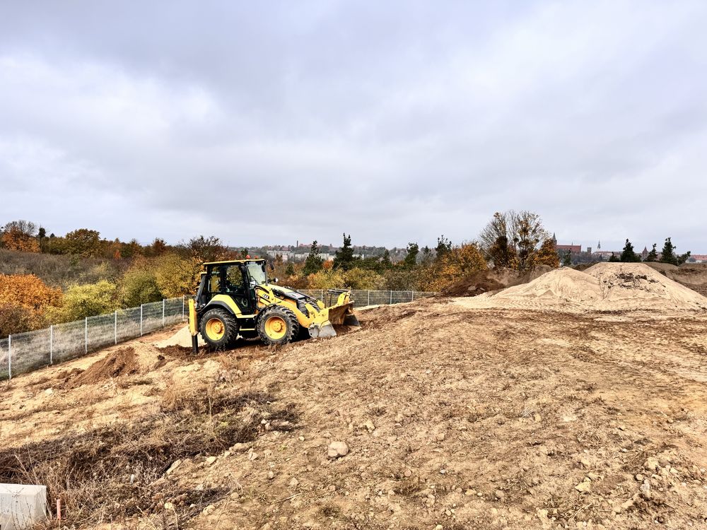 Transport czteroośką 20 ton Prace ziemne kruszywa, piasek żwir,