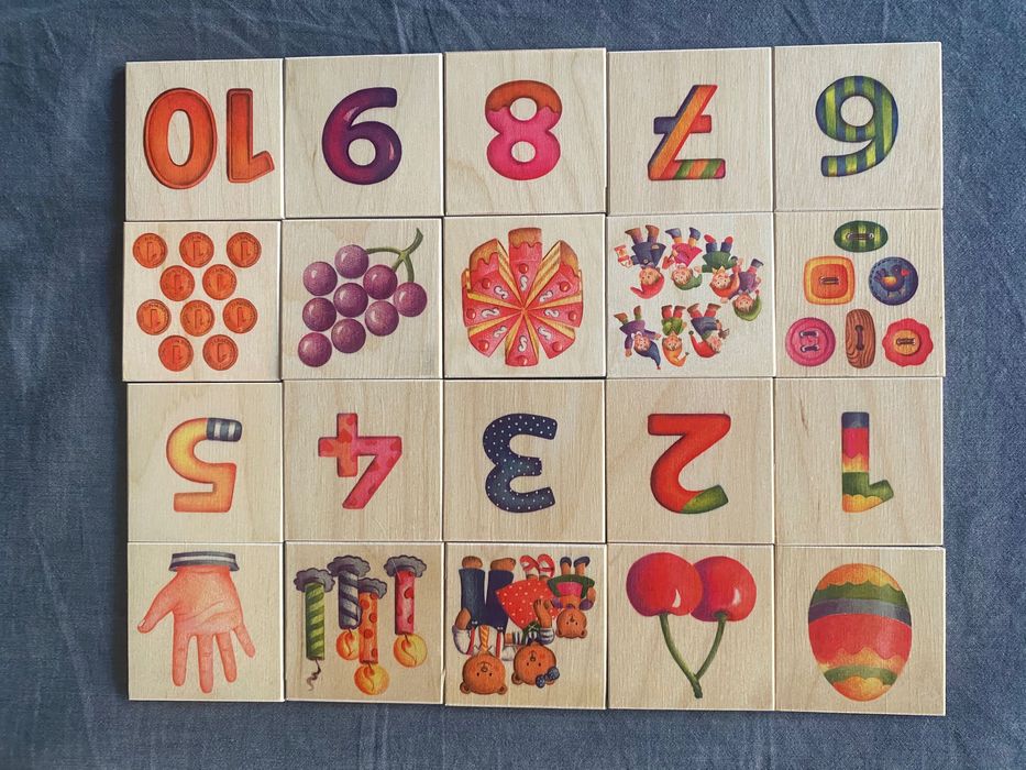 Selecta Numero Montessori Madeira jogo