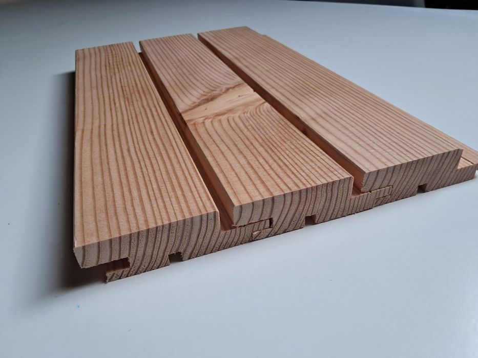 Deska elewacyjna modrzewiowa,  lamel , lamele, elewacja, boazeria .