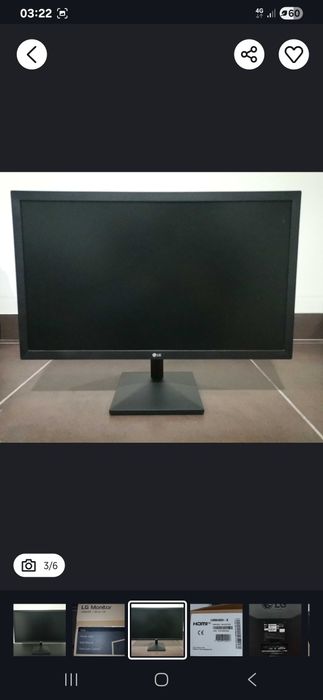 Monitor LG  Nova de 24 polegadas