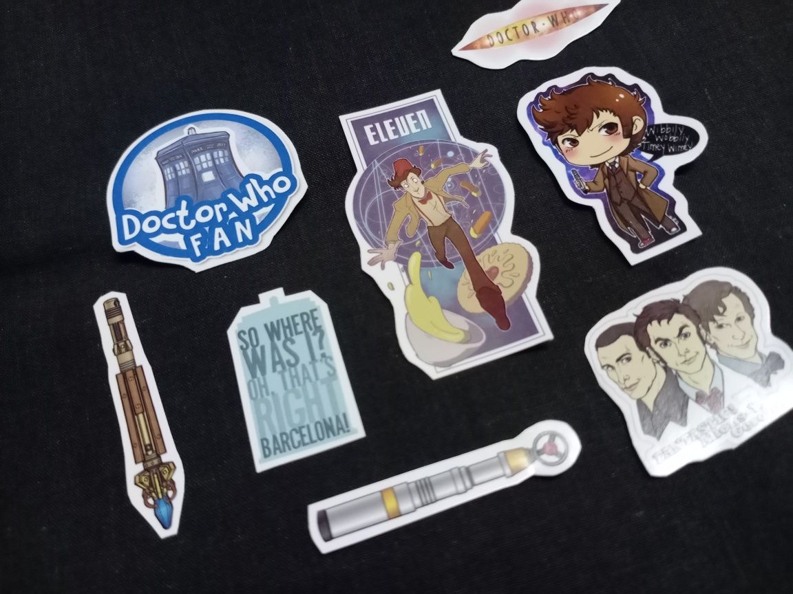 Наклейки стикеры скрапбукинг сериал Doctor Who