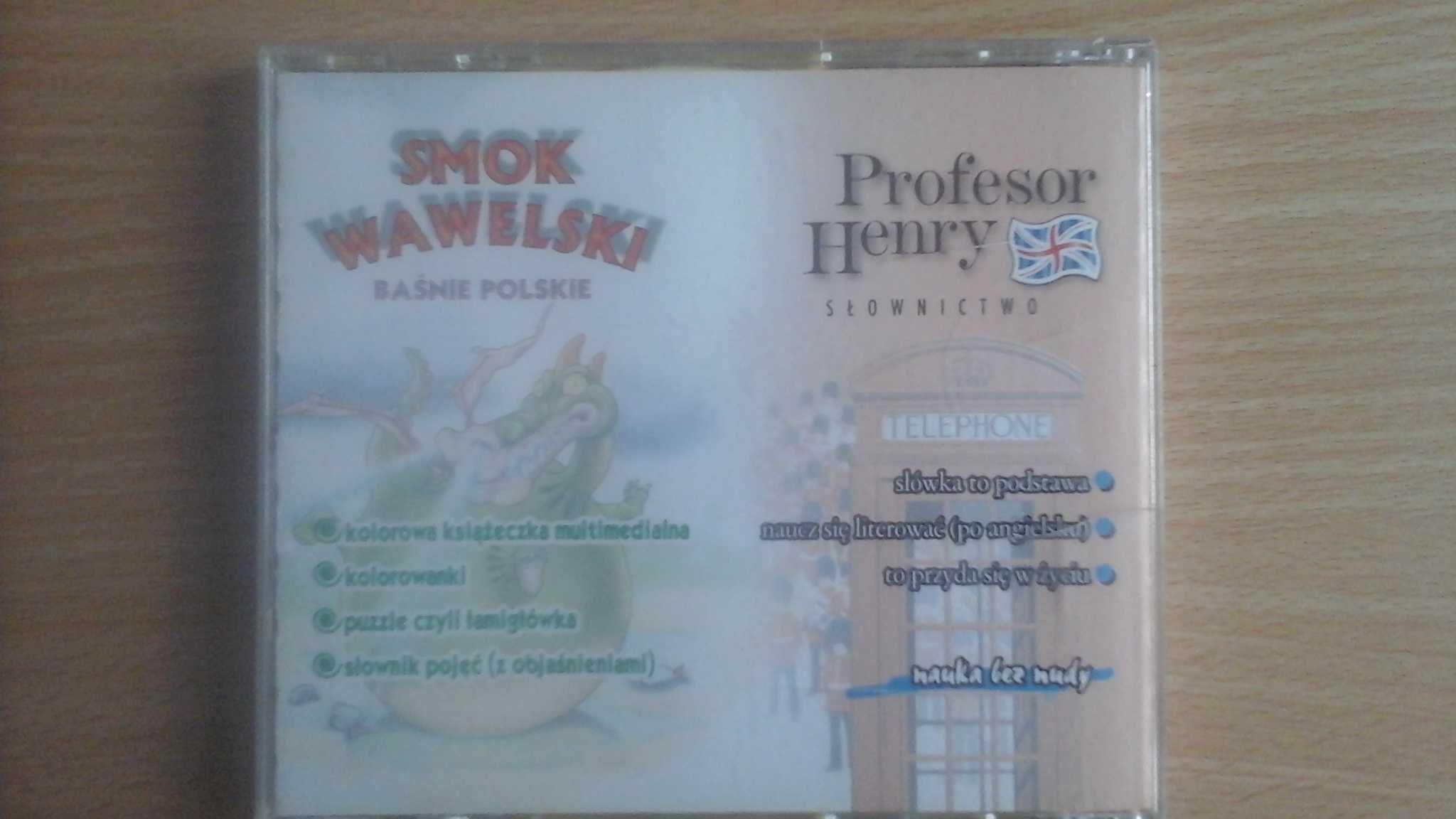 Retro plyta  Smok Wawelski  i  Profesor Henry do Windows  95 lub  3,11