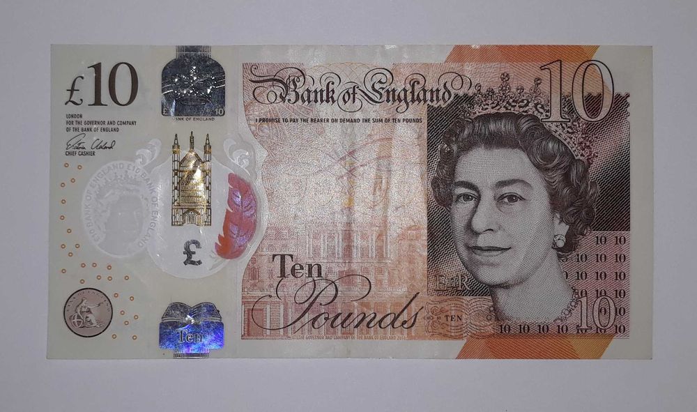 Wielka Brytania 10 funtów 2016