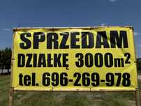 Sprzedam DZIAŁKĘ 3000 m2 ul. Szkolna 05-604 JASIENIEC pow. grójecki
