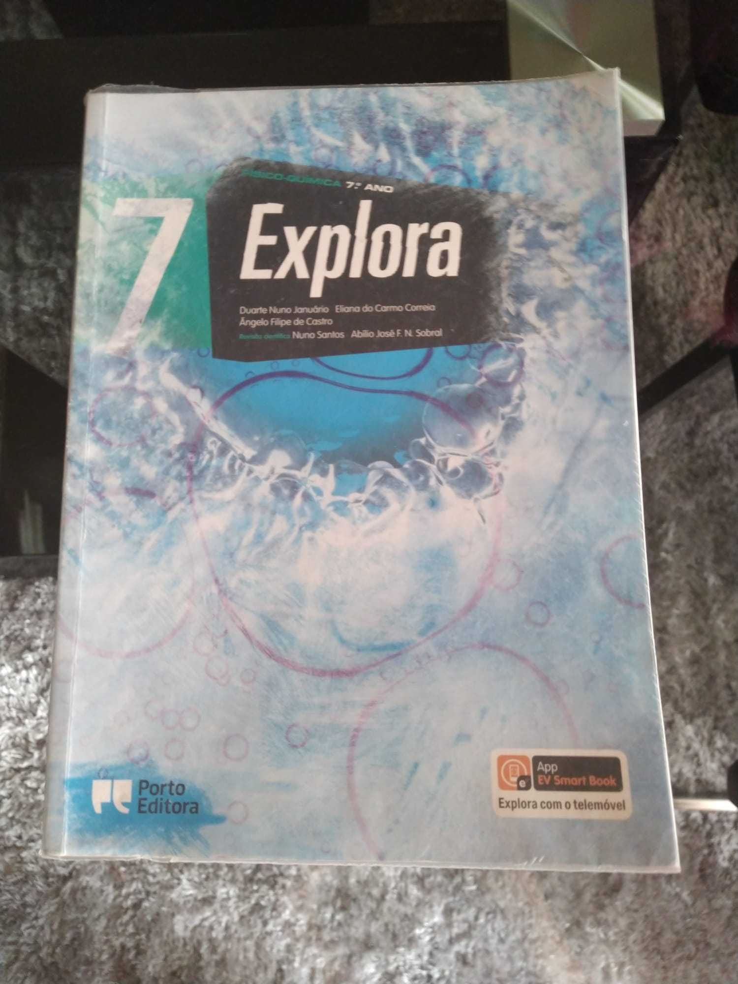 Livro EXPLORA - Físico-Quimica 7.º Ano - Porto Editora