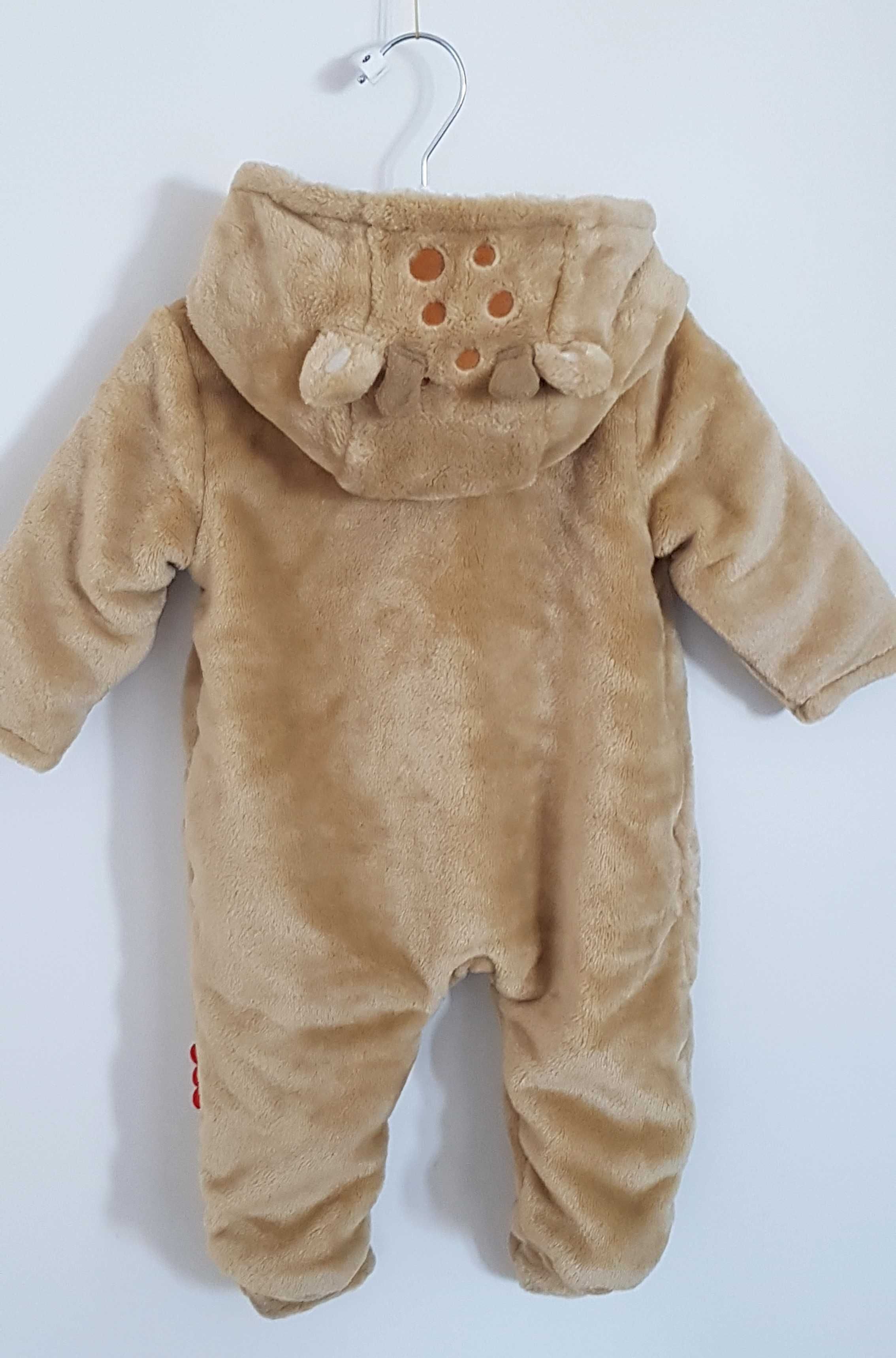 Pajac ocieplany, kombinezon przejsciowy r.62