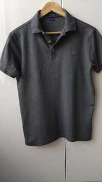 Polo Ralph Lauren koszulka polo soft touch slim fit szara r. M