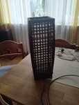 Lampa stołowa z rattanu