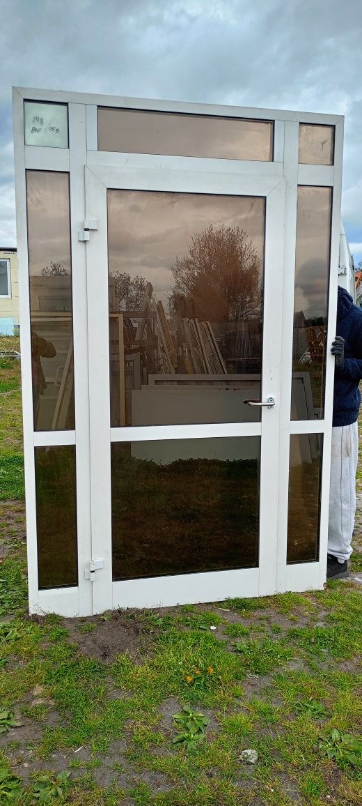 Drzwi aluminiowe używane z Niemiec super stan dostawa gratis cały Kraj