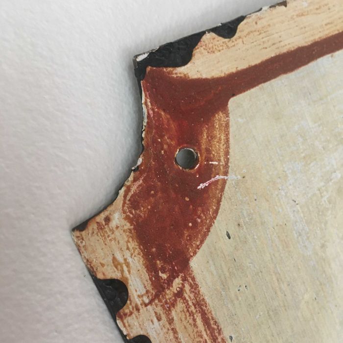 2 Placas em ferro para exterior,ambas impecáveis,sinalização