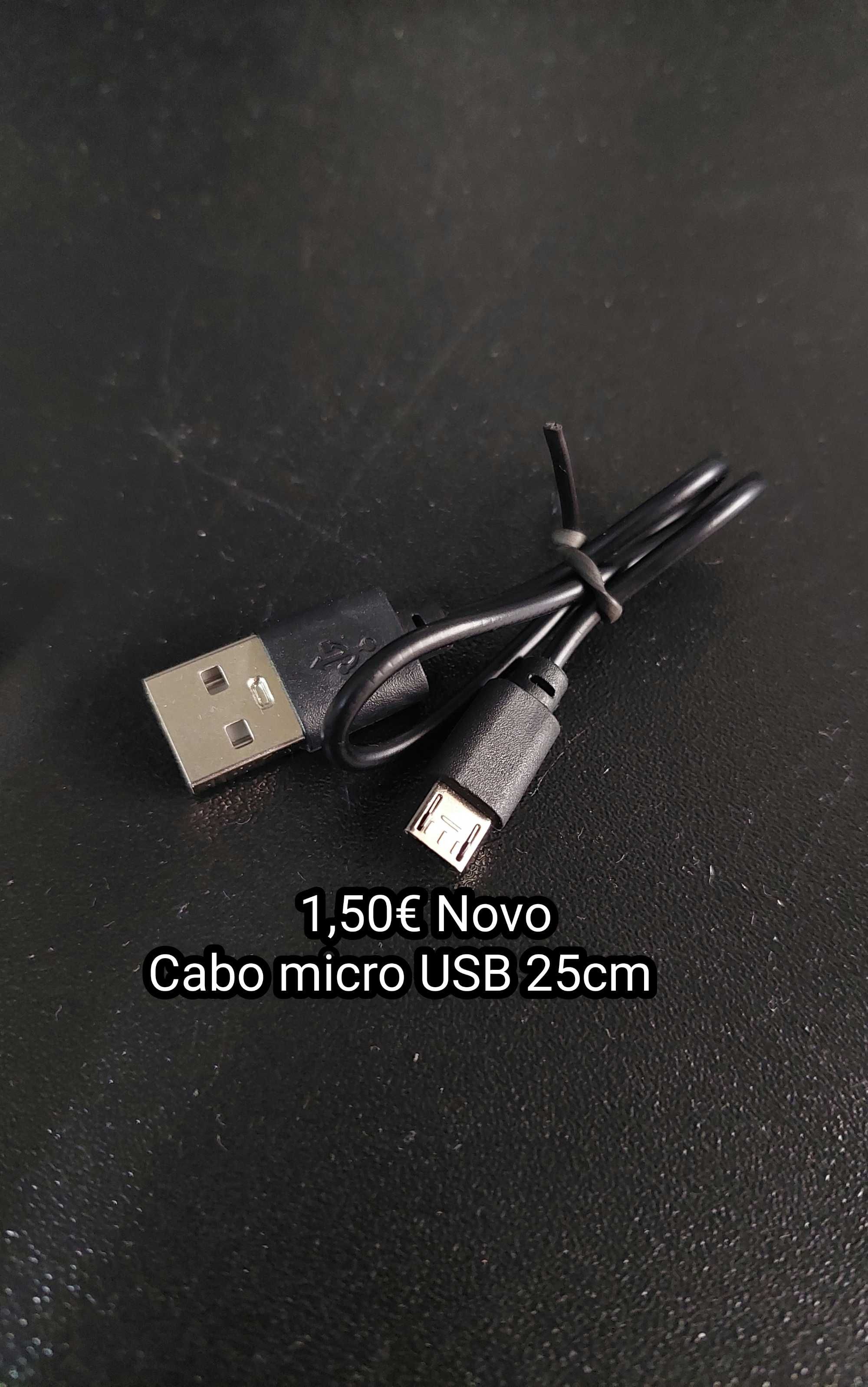 Cabos Micro USB como novos