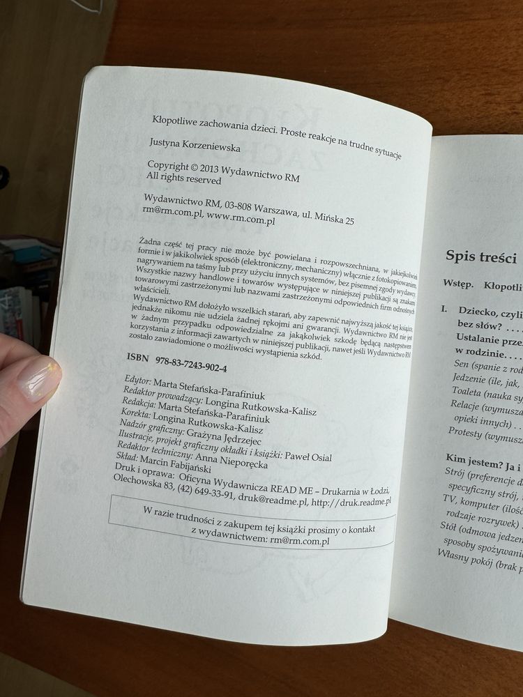 Kłopotliwe zachowania dzieci Justyna Korzeniewska