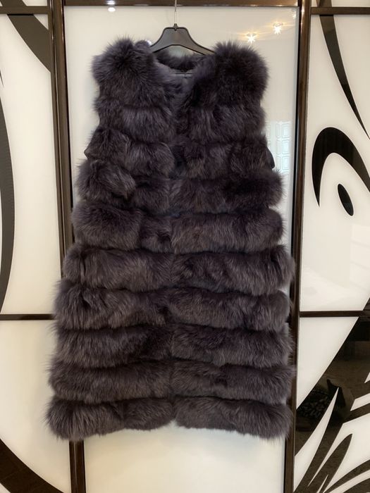 Шуба из песца ,трансформер 90см .