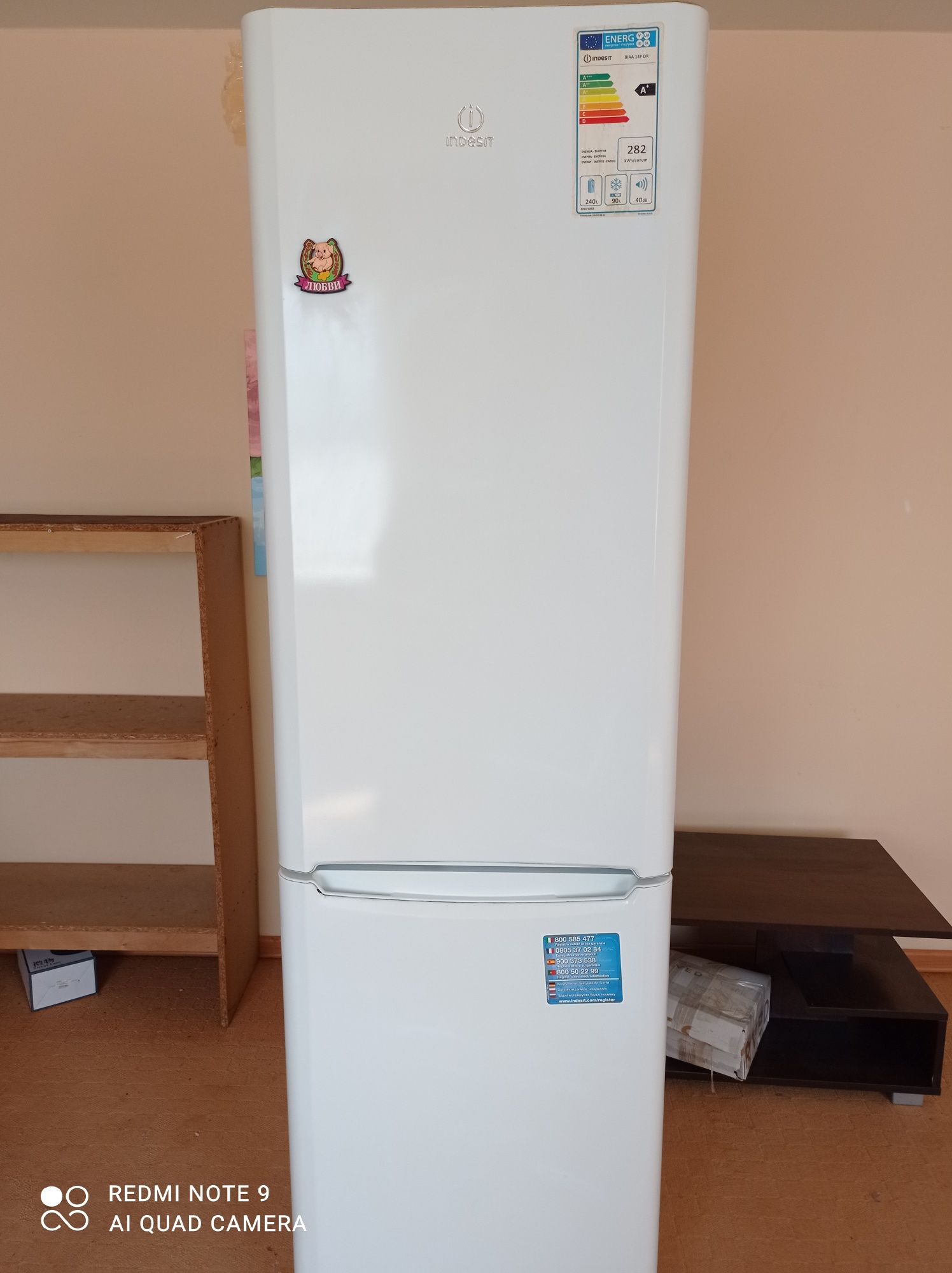 Lodówka z zamrażarką Indesit
