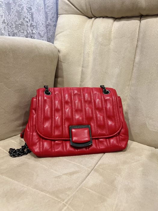 Сумка longchamp brioche червона