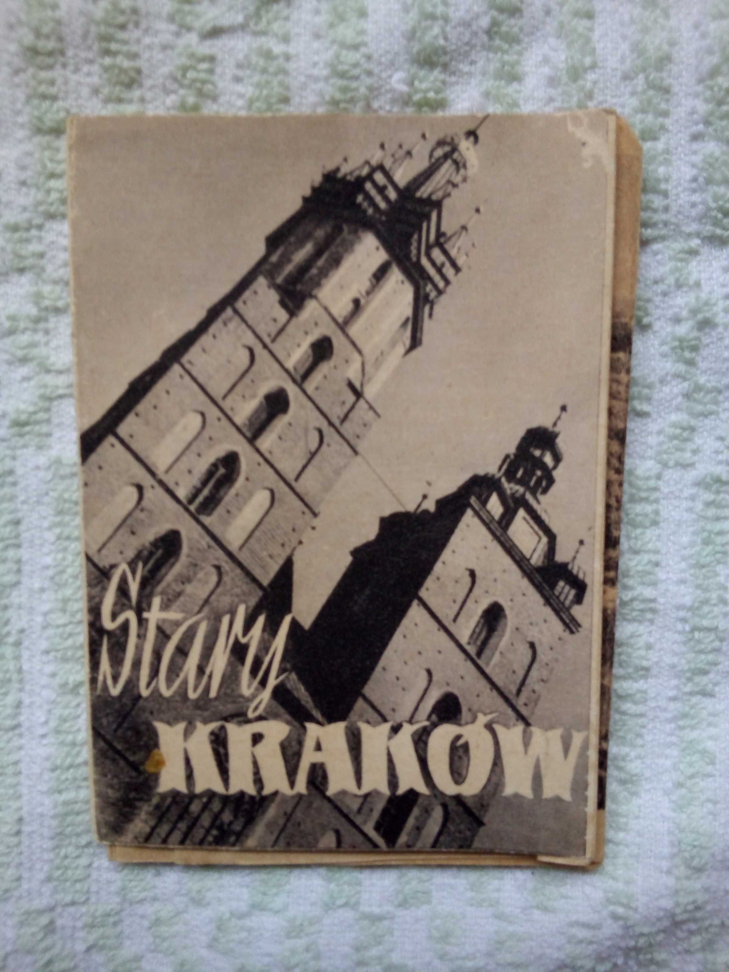 Zdjęcia harmonijka Stary Kraków 1957 rok