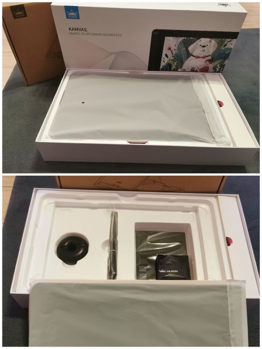 Tablet graficzny, tablet HUION KAMVAS 12 +podstawka