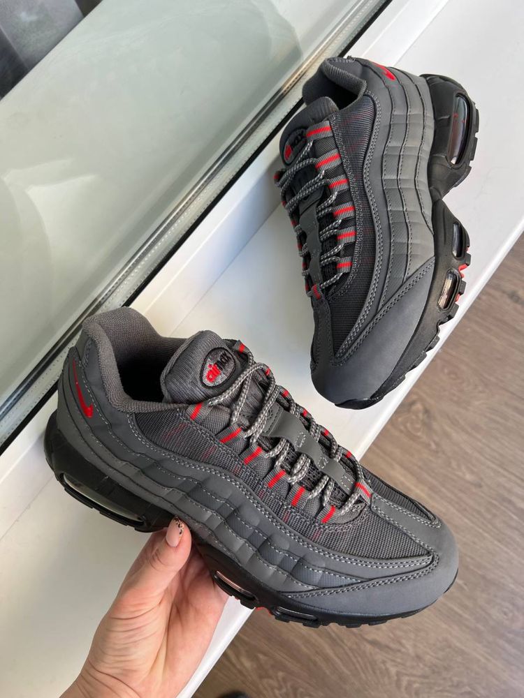 Кросівки Nike Air Max 95 Dark Grey Red