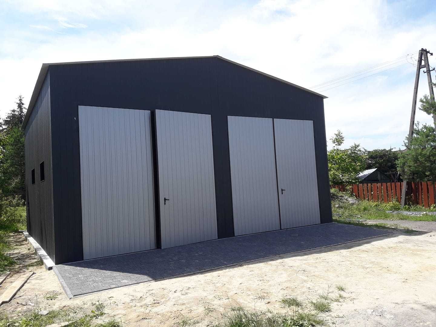 Garaż Blaszany 13x10m - Hala Magazynowa, Schowek - Blaszak -GRZYWSTAL