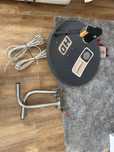 Antena cyfrowy polsat ** 2x uchwyt ** konwerter ** kable