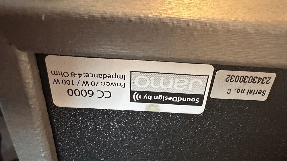 Zestaw kolumn głośnikowych, glośniki, głosnik Jamo - 3 szt