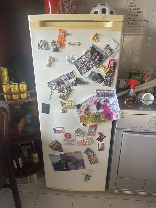 Arca congeladora vertical / carga de gás nova