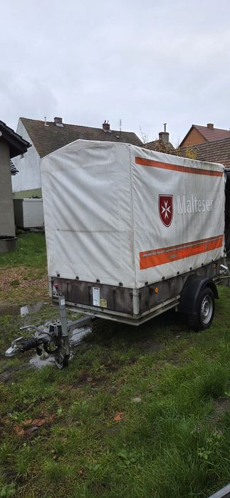 Przyczepka jednoosiowa Boeckemann 2.6 x 1.35m dmc 1300kg plandeka