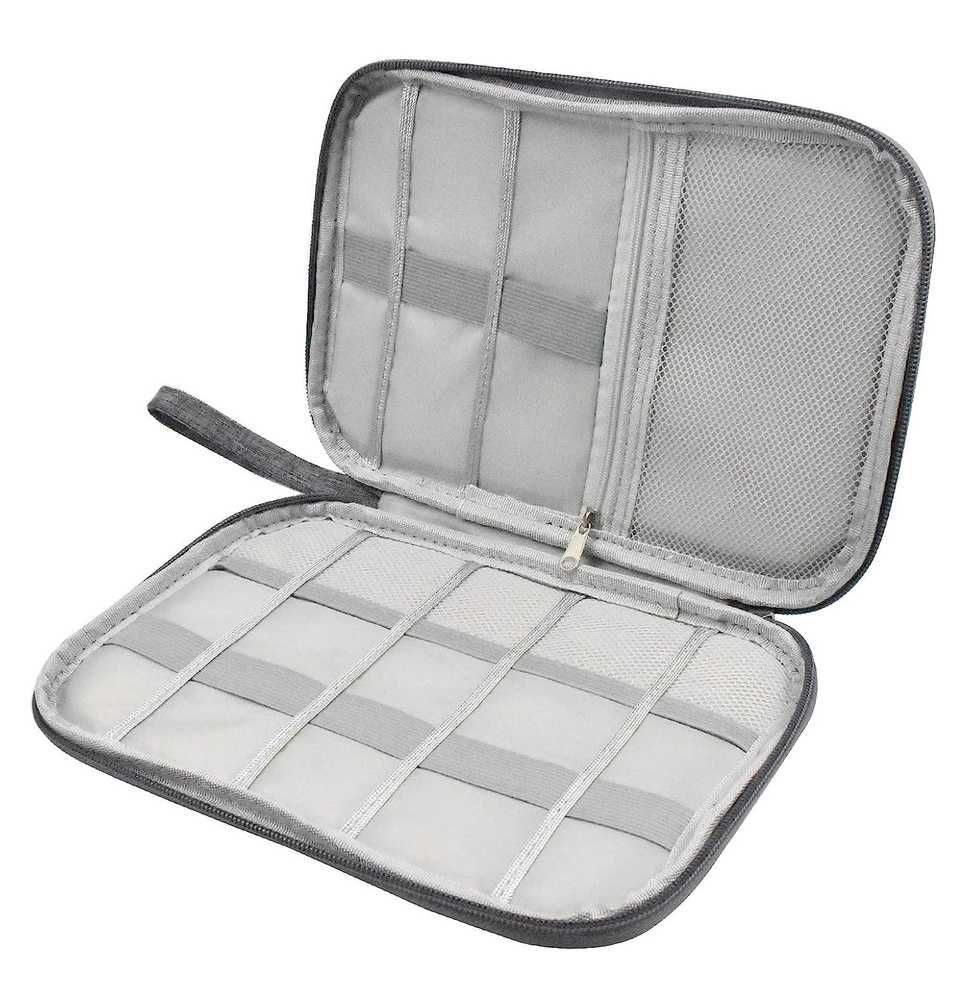 Podróżny organizer na kable i ładowarki torba etui
