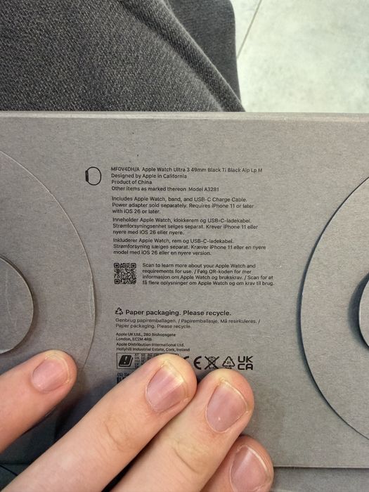 Apple Watch Ultra 3 Black 49mm NEW