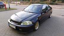 Honda Civic coupe 1.6L , 105 koni , 1996r. Zadbana