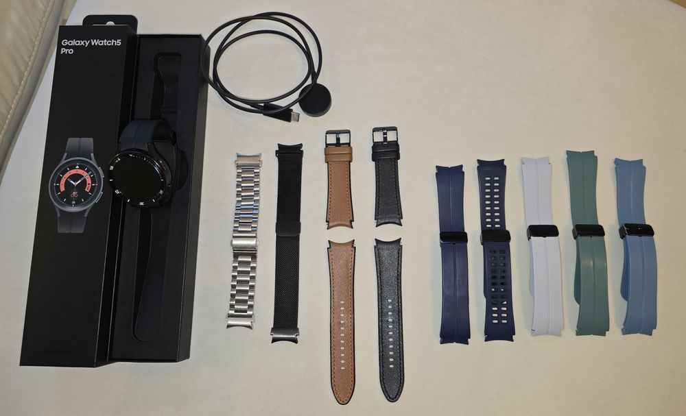 Samsung Watch 5 Pro + 10 braceletes