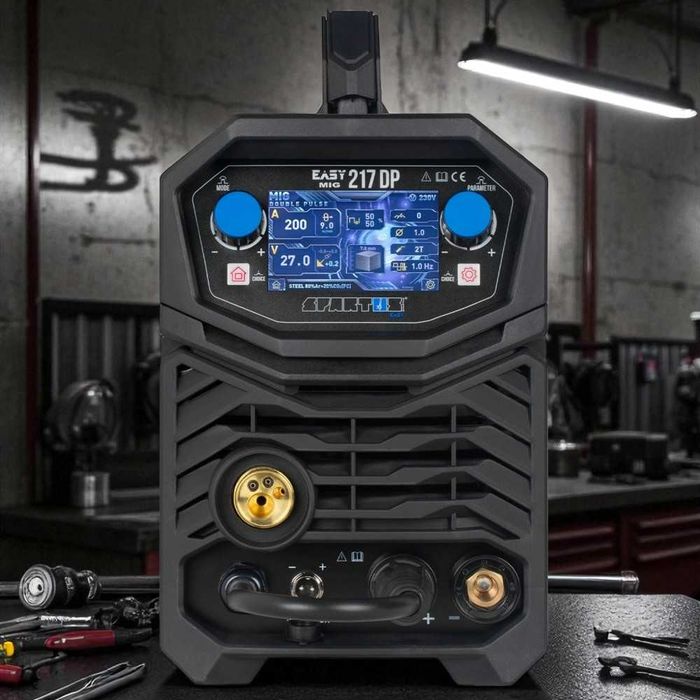 SPAWARKA MIGOMAT do spawania stali i alu Spartus Easy Mig 217 2x PULS