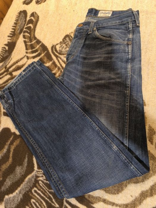 Spodnie jeansowe męskie granatowe Wrangler ACE  W32 L34