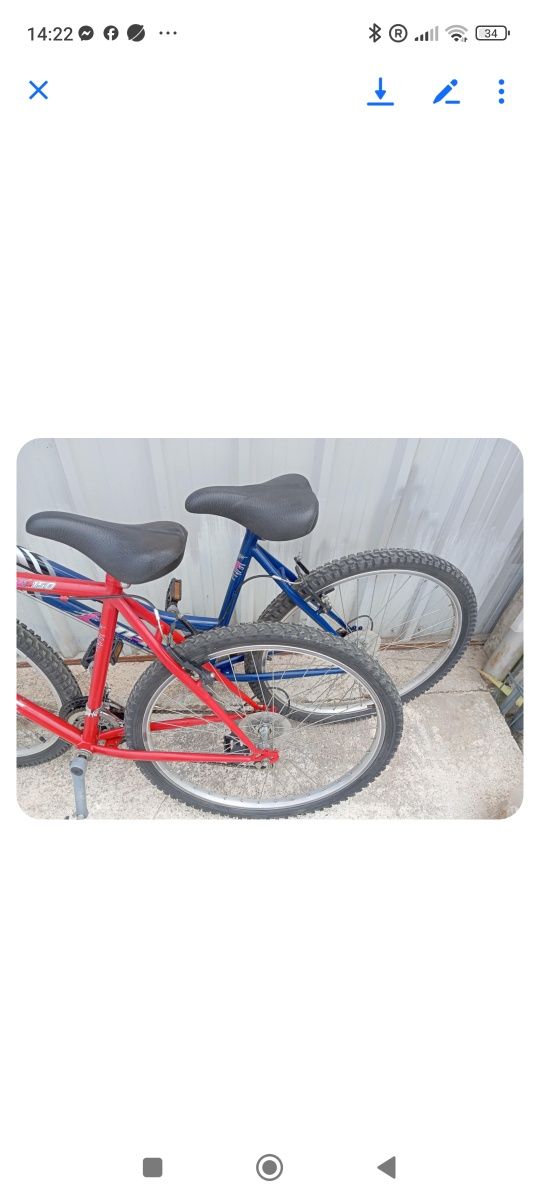 Bicicleta de homem e senhora