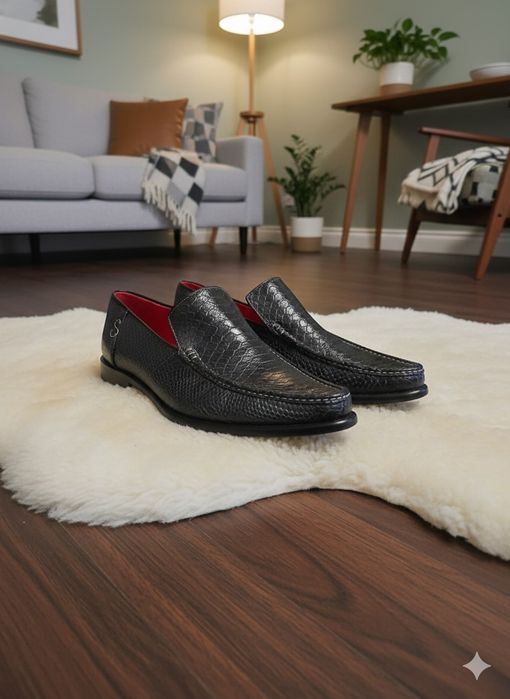 Туфлі статусні чоловічі, шкіра пітона oliver sweeney італія р.45